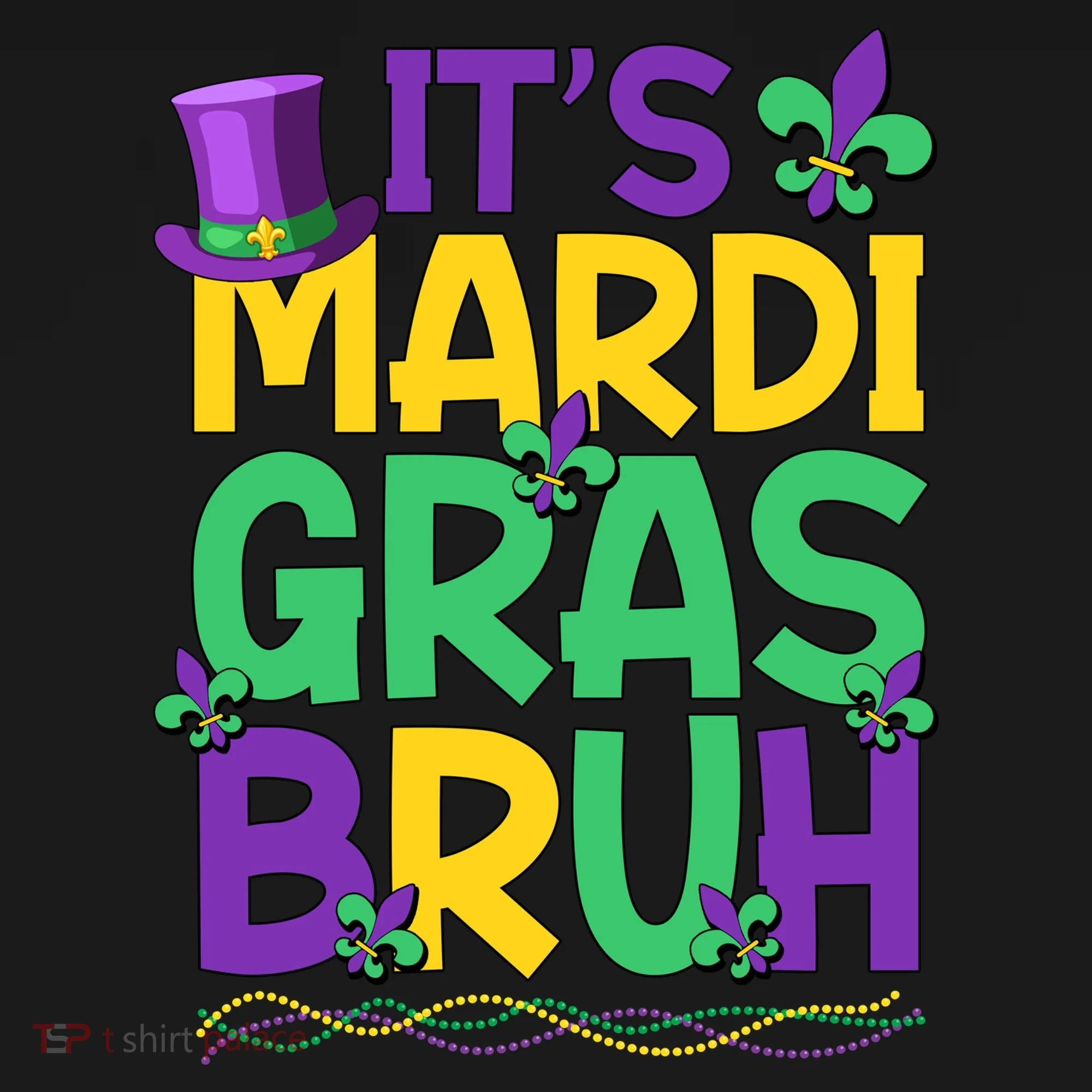 Its Bruh Mardi Gras Bruh Doggie Tank