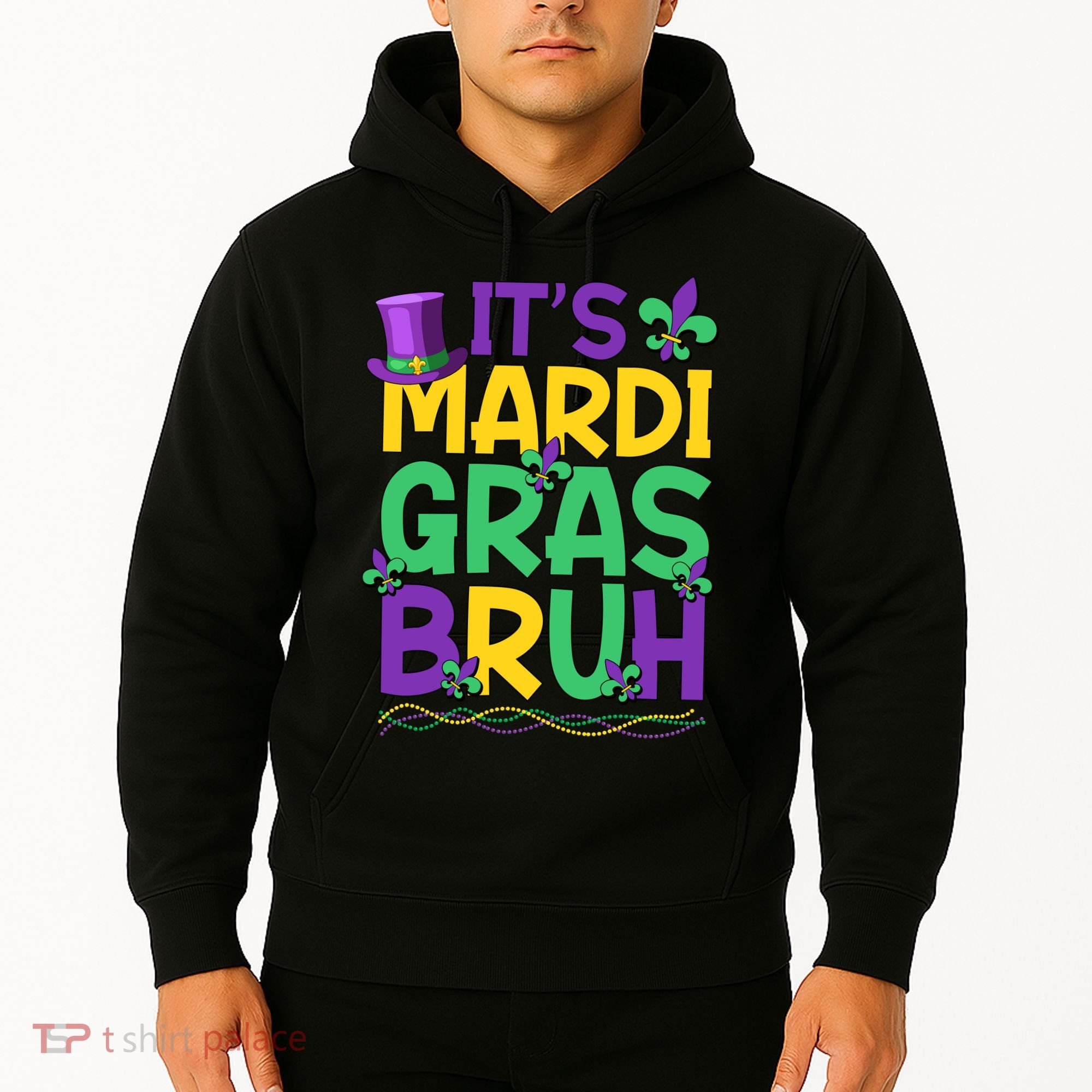 Its Bruh Mardi Gras Bruh Hoodie