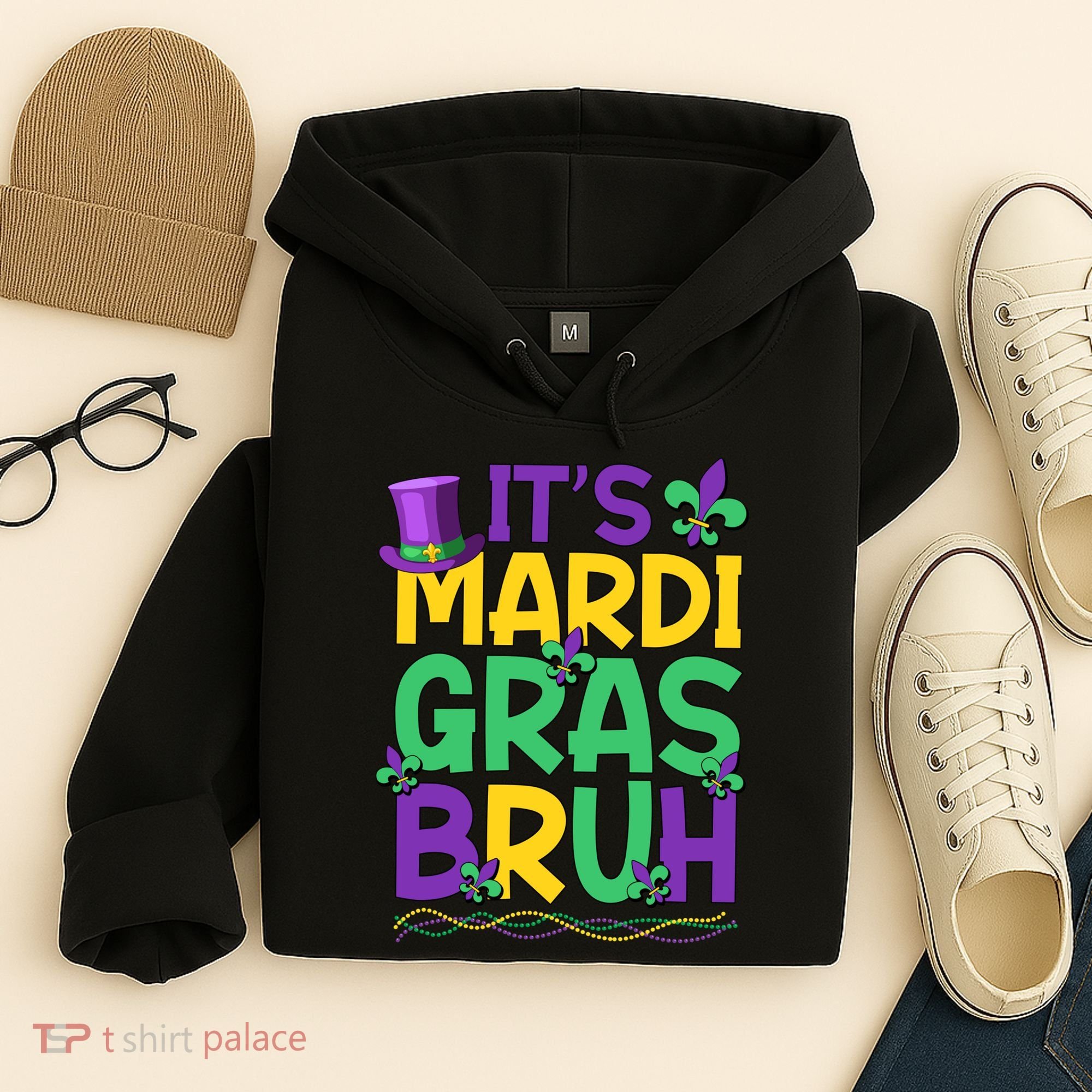 Its Bruh Mardi Gras Bruh Hoodie