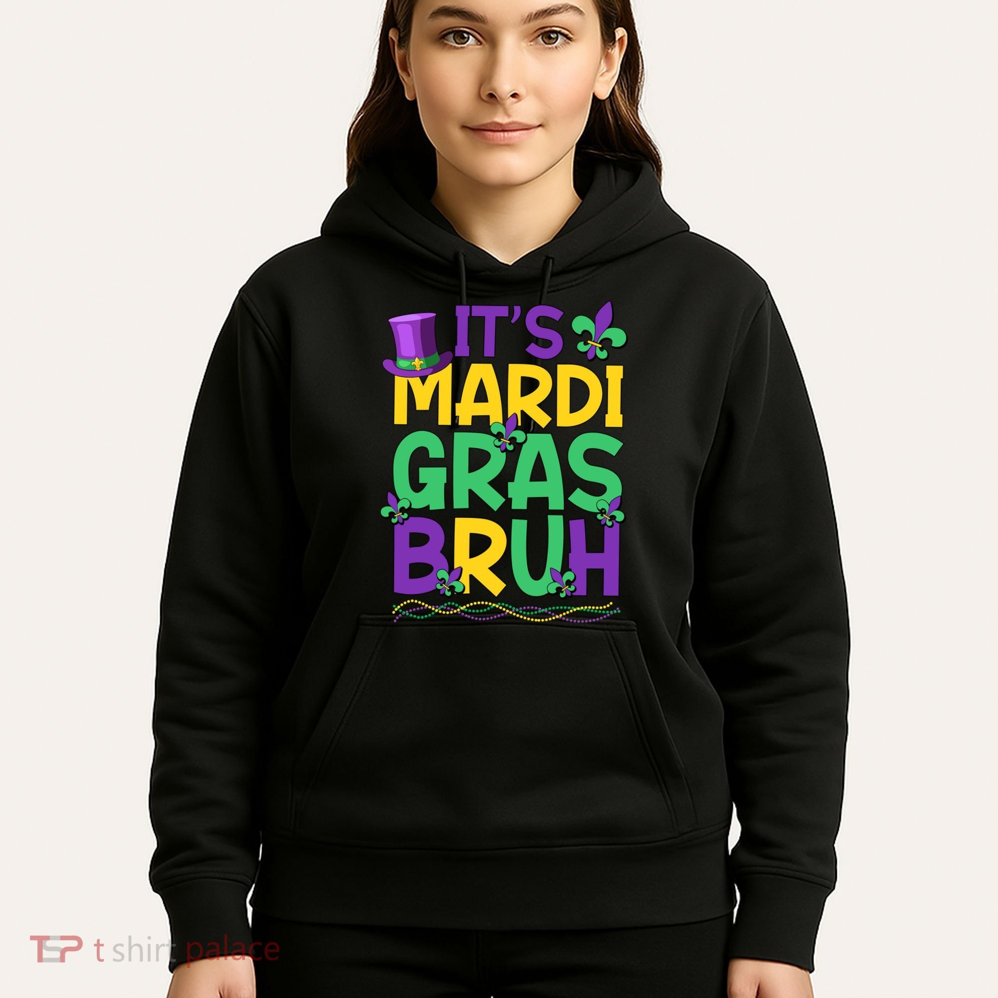 Its Bruh Mardi Gras Bruh Hoodie