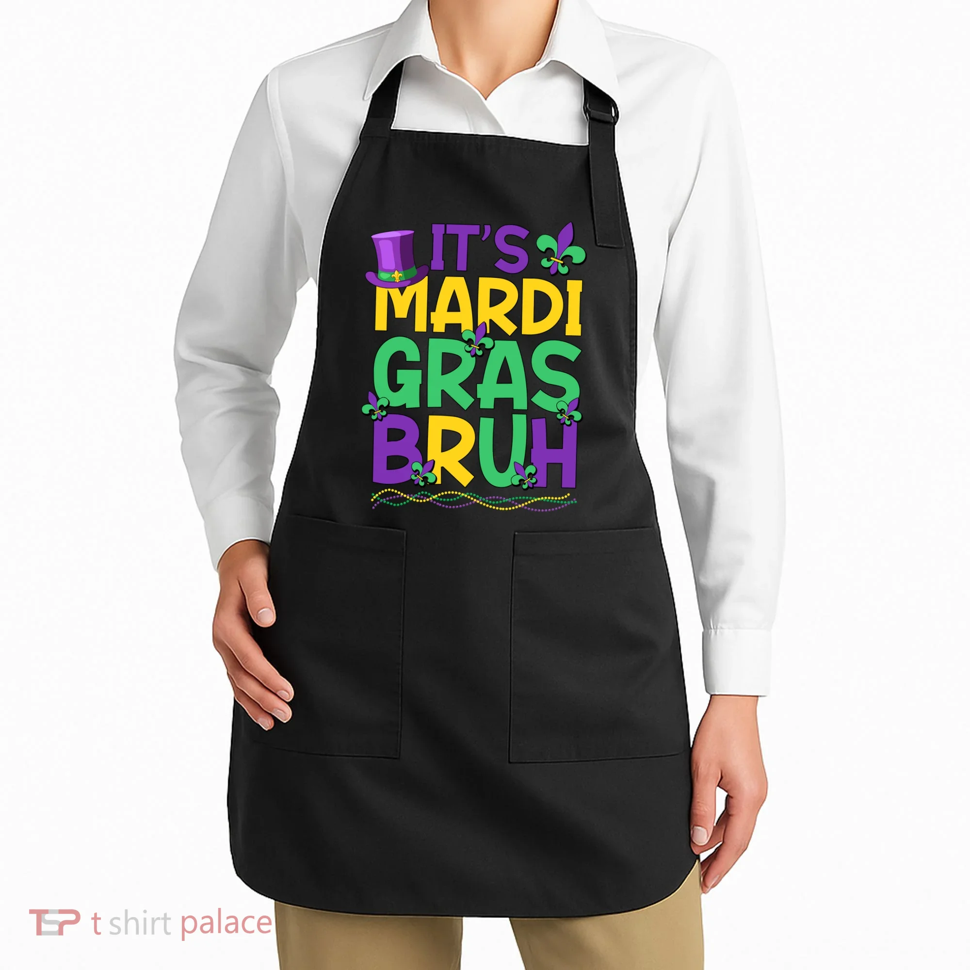 Its Bruh Mardi Gras Bruh Apron