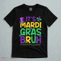Its Bruh Mardi Gras Bruh T-Shirt thumb 5