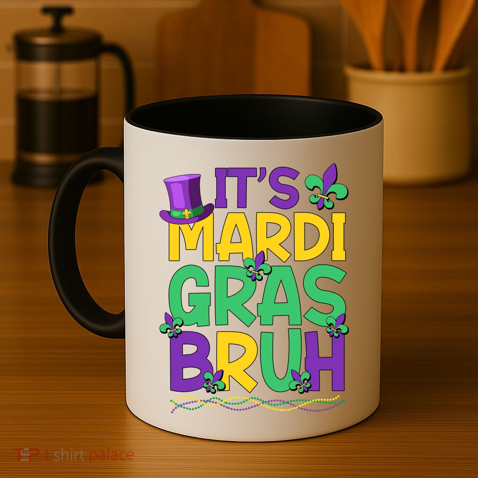 Its Bruh Mardi Gras Bruh Coffee Mug