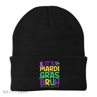 Its Bruh Mardi Gras Bruh Beanie