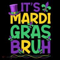 Its Bruh Mardi Gras Bruh Women's Hoodie thumb 2