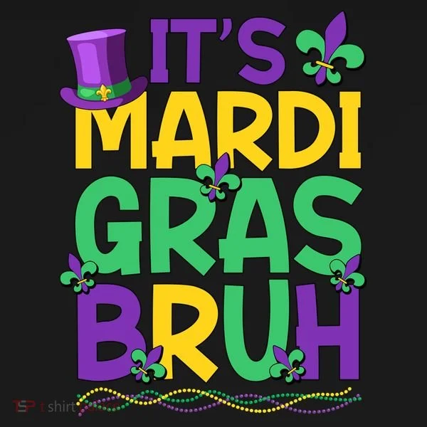 Its Bruh Mardi Gras Bruh Toddler Hoodie