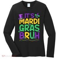 Its Bruh Mardi Gras Bruh Women's Long Sleeve Shirt thumb 0