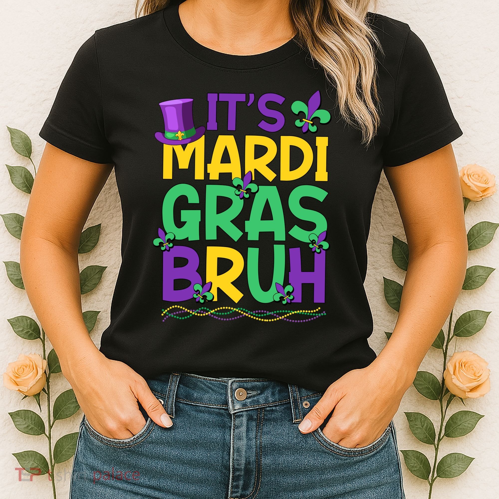 Its Bruh Mardi Gras Bruh Women's T-Shirt