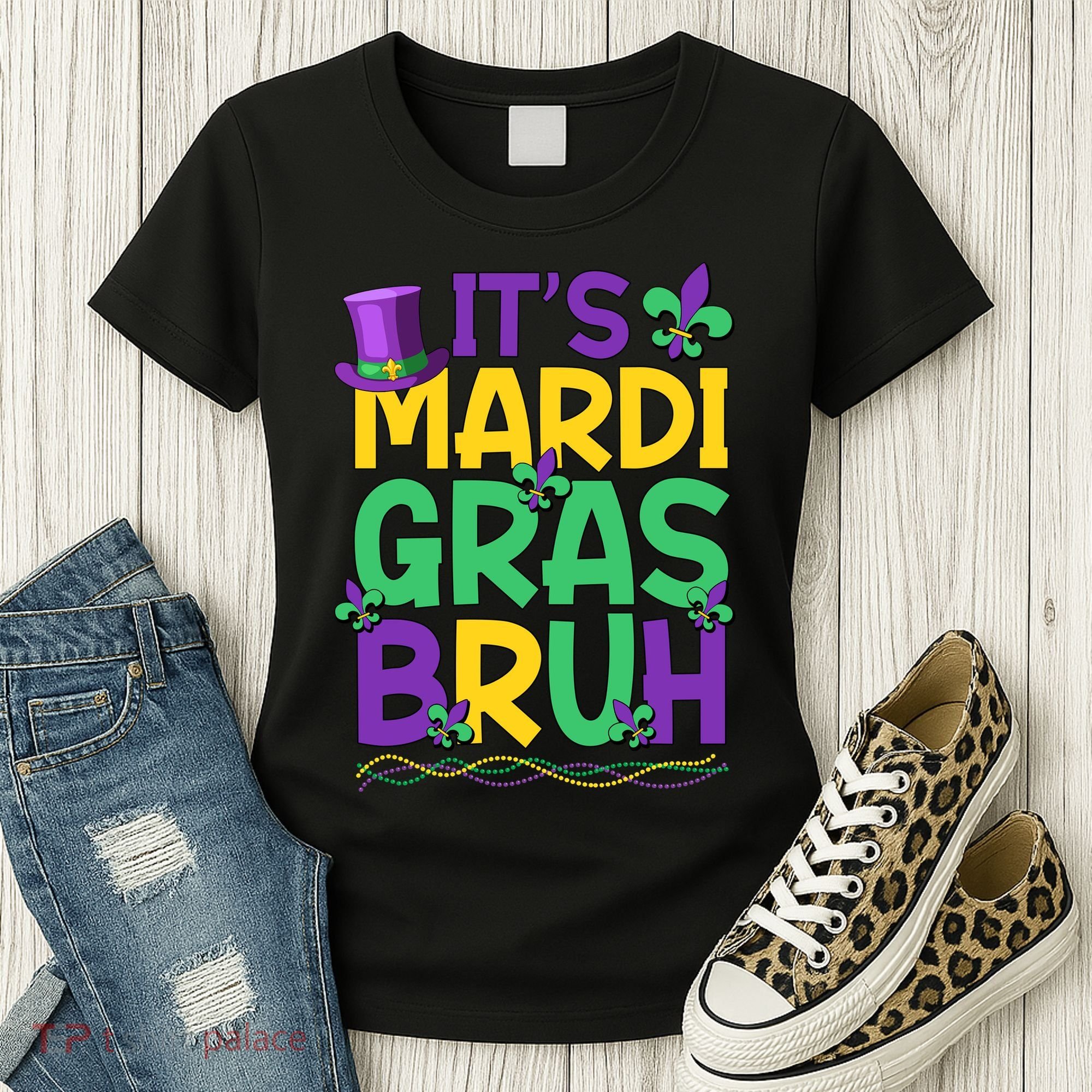 Its Bruh Mardi Gras Bruh Women's T-Shirt