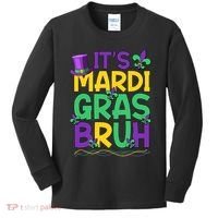 Its Bruh Mardi Gras Bruh Kids Long Sleeve Shirt thumb 0