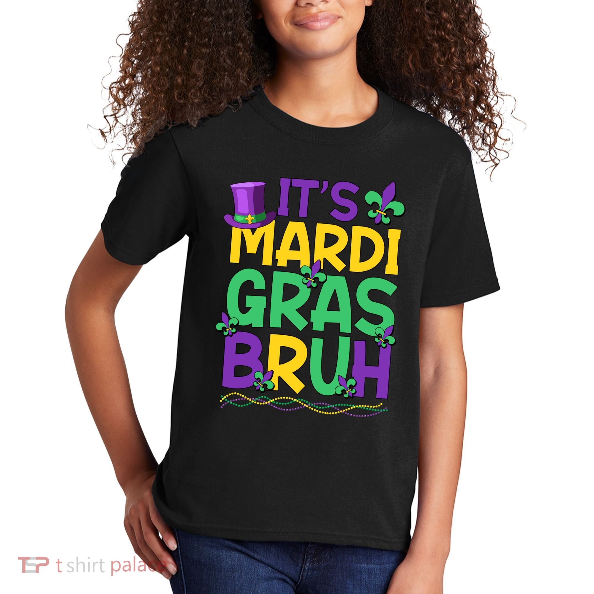 Its Bruh Mardi Gras Bruh Kids T-Shirt