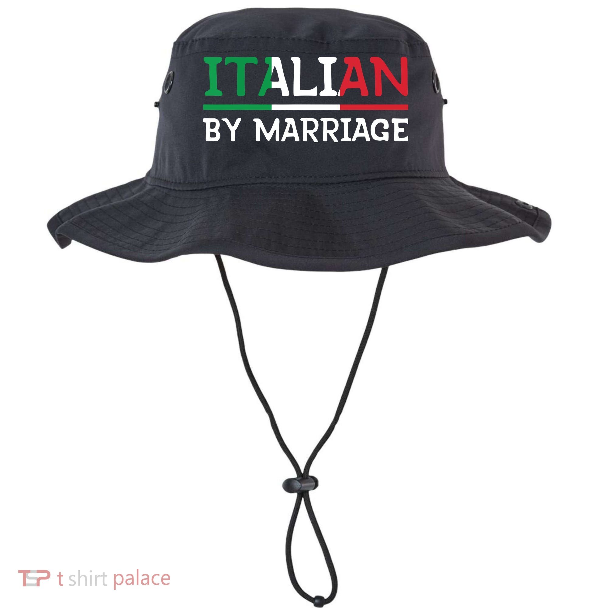 Italian By Marriage Italia Marriage Humor Bucket Hat
