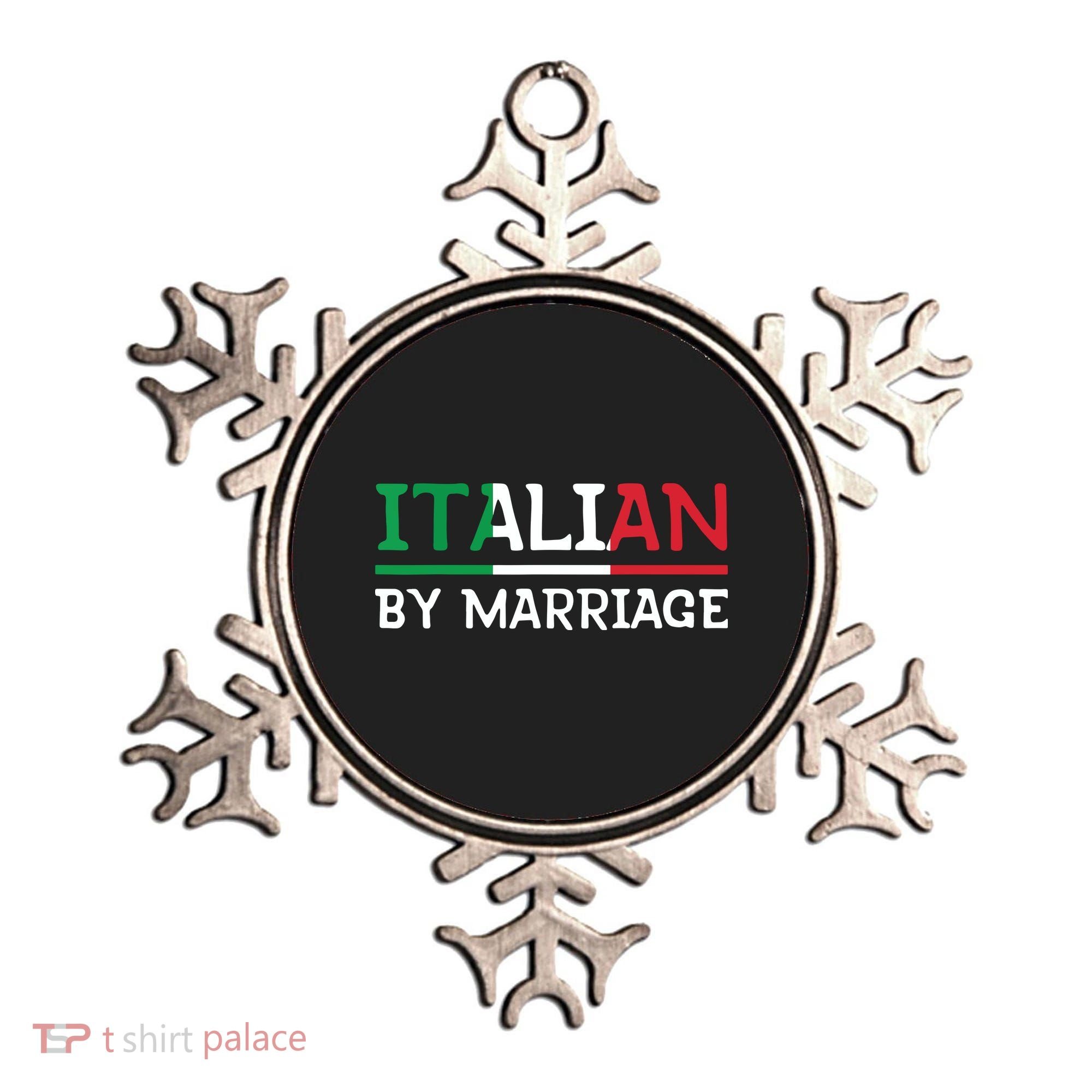 Italian By Marriage Italia Marriage Humor Ornament