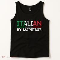 Italian By Marriage Italia Marriage Humor Tank Top thumb 2