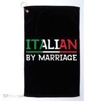 Italian By Marriage Italia Marriage Humor Golf Towel thumb 0