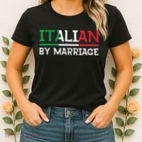 Italian By Marriage Italia Marriage Humor Women's T-Shirt thumb 2