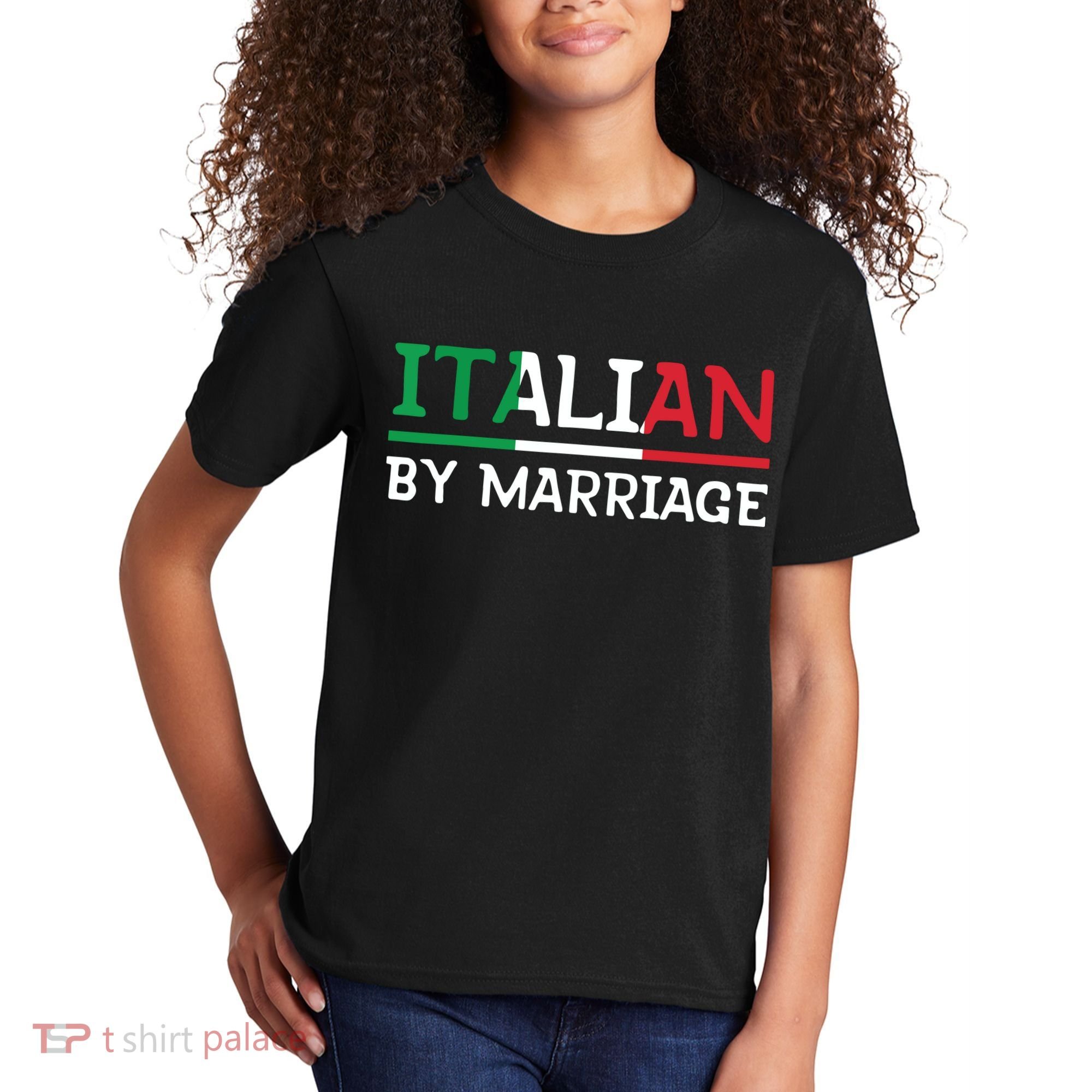 Italian By Marriage Italia Marriage Humor Kids T-Shirt