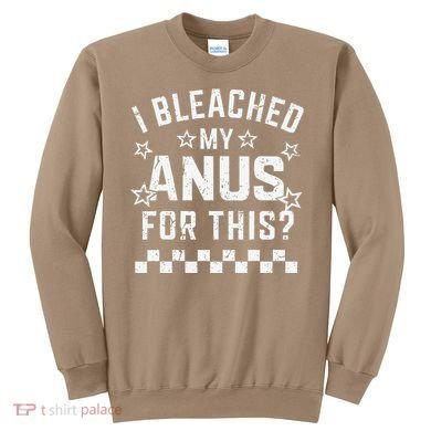 I Bleached My Anus For This Funny Meme Sweatshirt