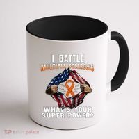 I Batte Multiple Sclerosis What's Your Super Power Superhero Coffee Mug thumb 1