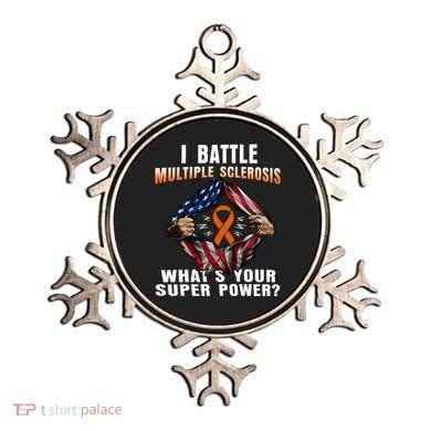 I Batte Multiple Sclerosis What's Your Super Power Superhero Ornament