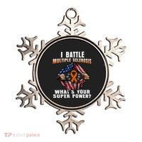 I Batte Multiple Sclerosis What's Your Super Power Superhero Ornament thumb 0
