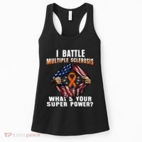 I Batte Multiple Sclerosis What's Your Super Power Superhero Women's Tank Top thumb 0
