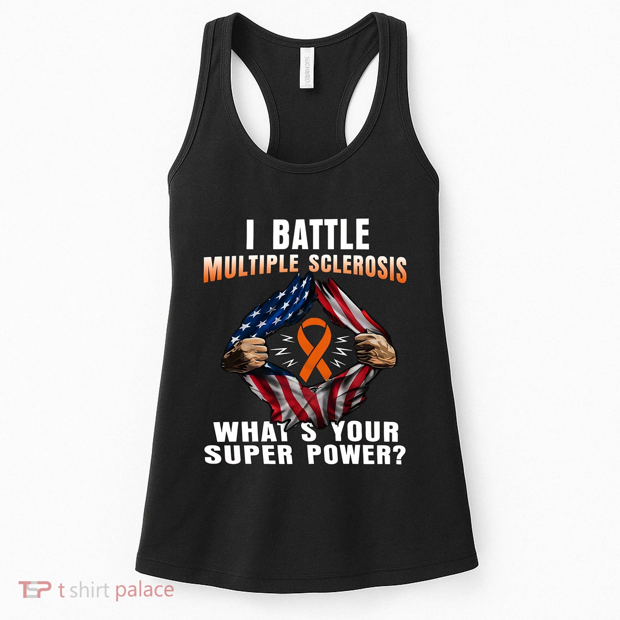 I Batte Multiple Sclerosis What's Your Super Power Superhero Women's Tank Top