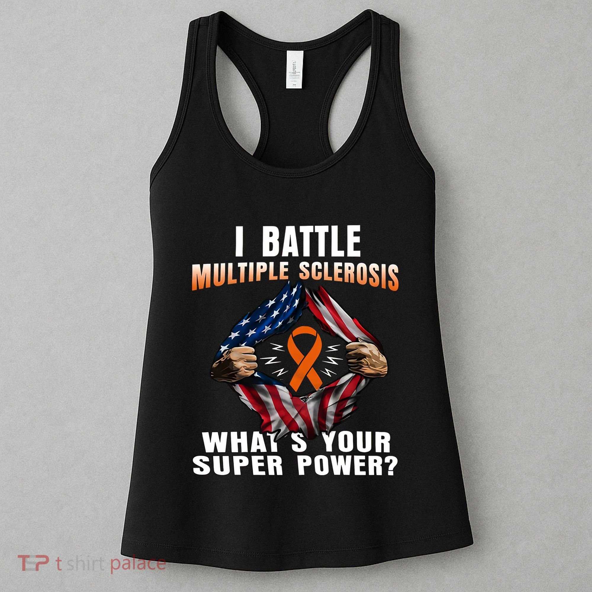 I Batte Multiple Sclerosis What's Your Super Power Superhero Women's Tank Top