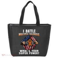 I Batte Multiple Sclerosis What's Your Super Power Superhero Tote Bag thumb 0