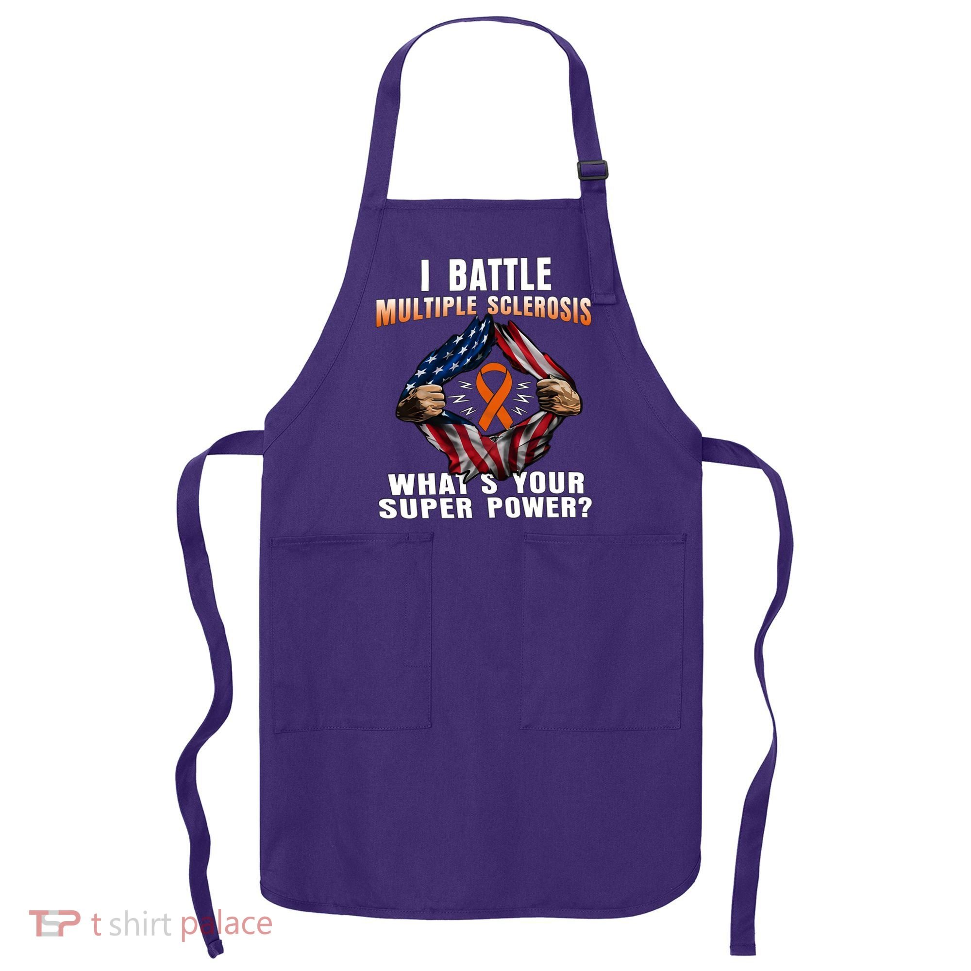 I Batte Multiple Sclerosis What's Your Super Power Superhero Apron