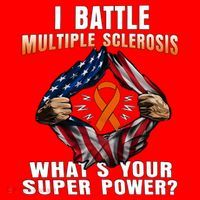 I Batte Multiple Sclerosis What's Your Super Power Superhero Santa Hat thumb 1