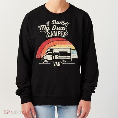 I Build My Own Camper Van Retro Style Women's Sweatshirt