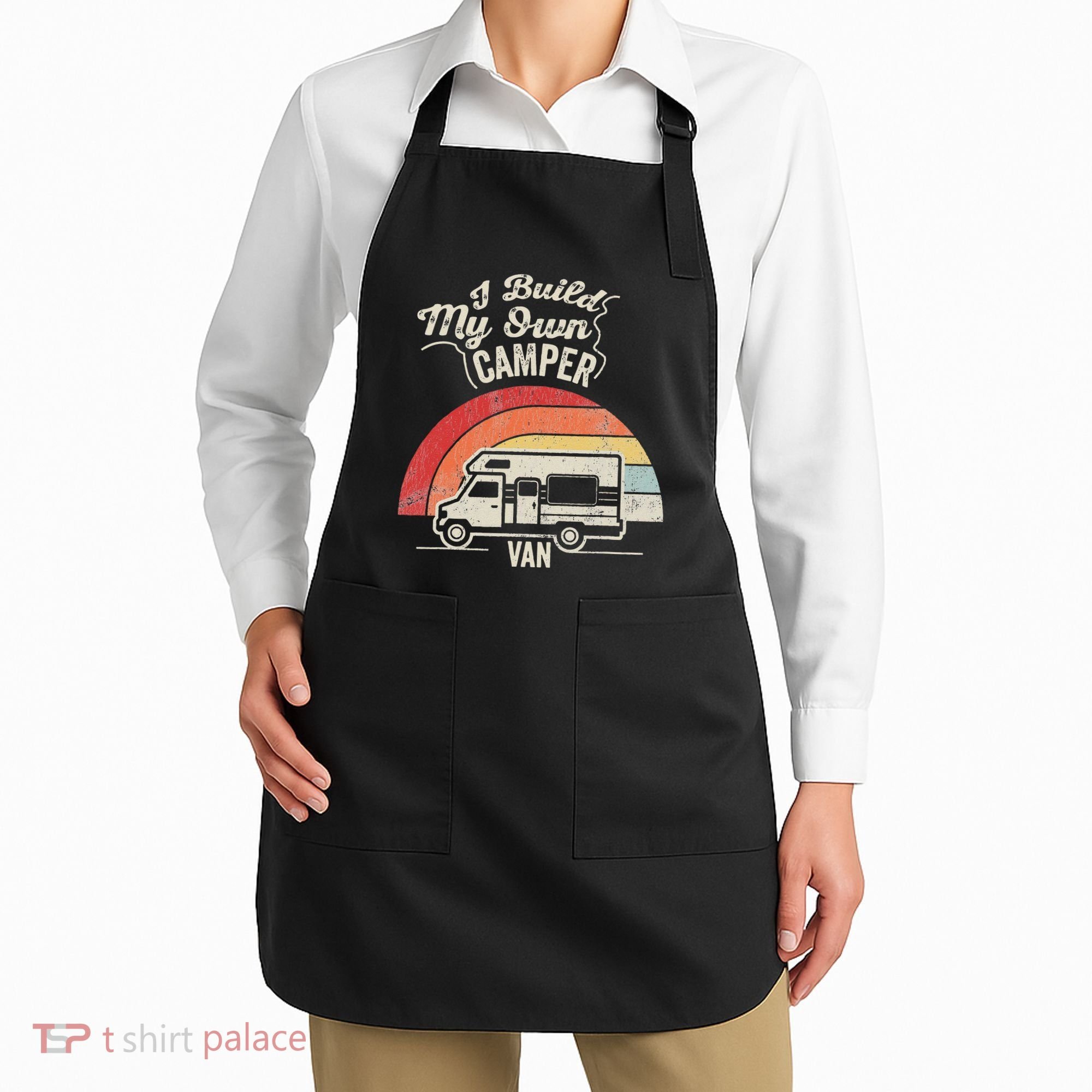 I Build My Own Camper Van Retro Style Apron