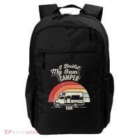 I Build My Own Camper Van Retro Style Backpack thumb 0
