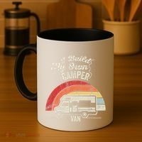 I Build My Own Camper Van Retro Style Coffee Mug thumb 4