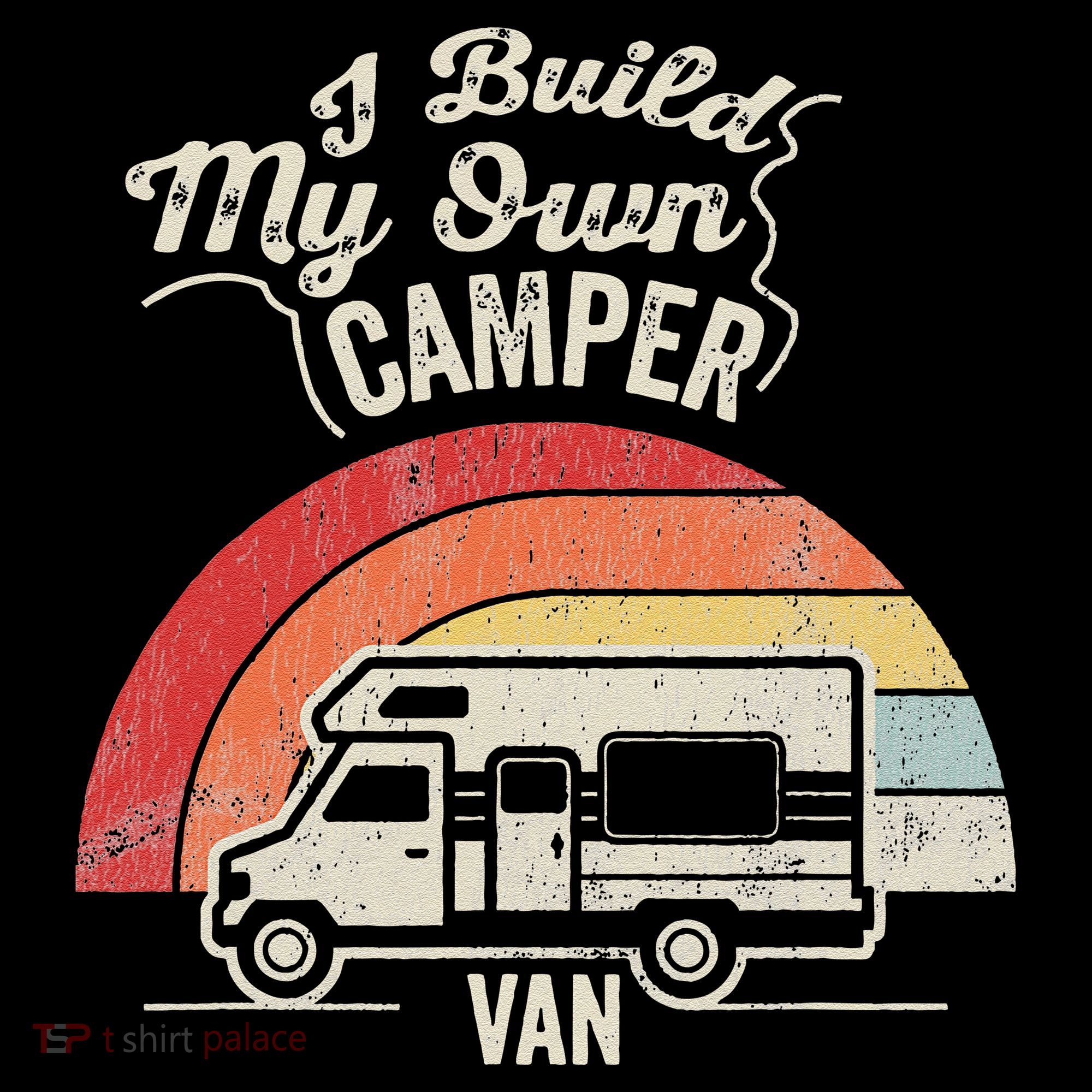 I Build My Own Camper Van Retro Style Coffee Mug