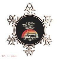 I Build My Own Camper Van Retro Style Ornament thumb 0