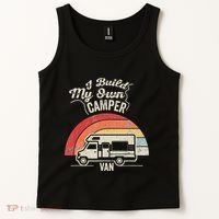 I Build My Own Camper Van Retro Style Tank Top thumb 2