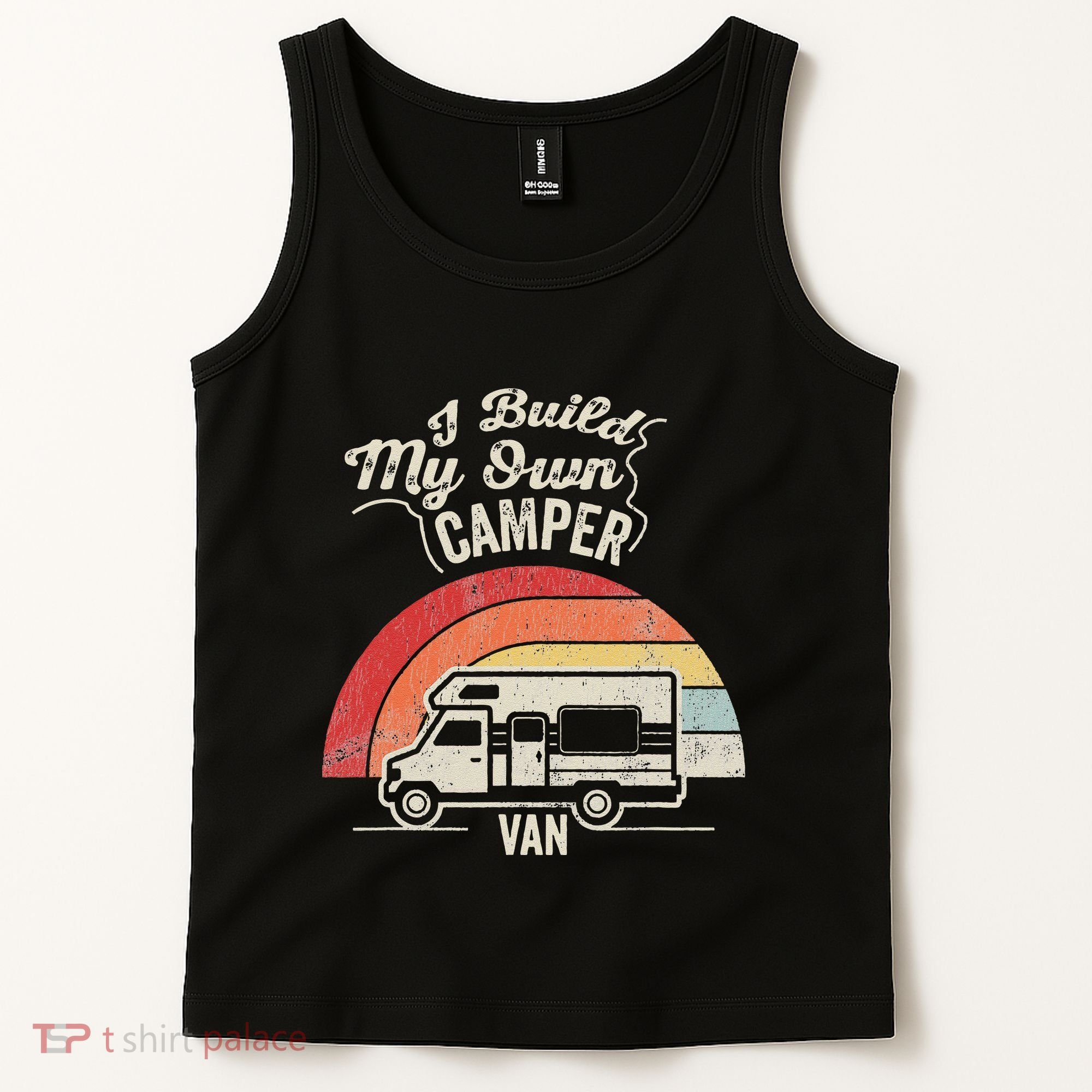 I Build My Own Camper Van Retro Style Tank Top