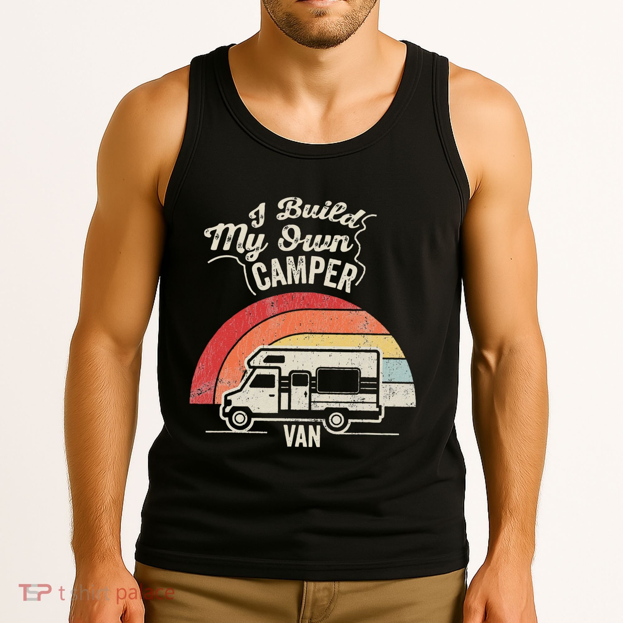 I Build My Own Camper Van Retro Style Tank Top