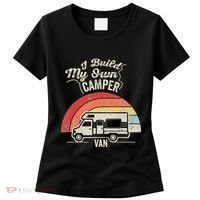 I Build My Own Camper Van Retro Style Women's T-Shirt thumb 0