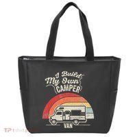 I Build My Own Camper Van Retro Style Tote Bag thumb 0