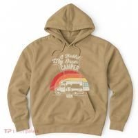 I Build My Own Camper Van Retro Style Hoodie thumb 0