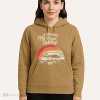 I Build My Own Camper Van Retro Style Hoodie thumb 5