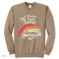 I Build My Own Camper Van Retro Style Sweatshirt thumb 0