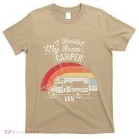 I Build My Own Camper Van Retro Style T-Shirt thumb 0