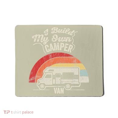 I Build My Own Camper Van Retro Style Mousepad