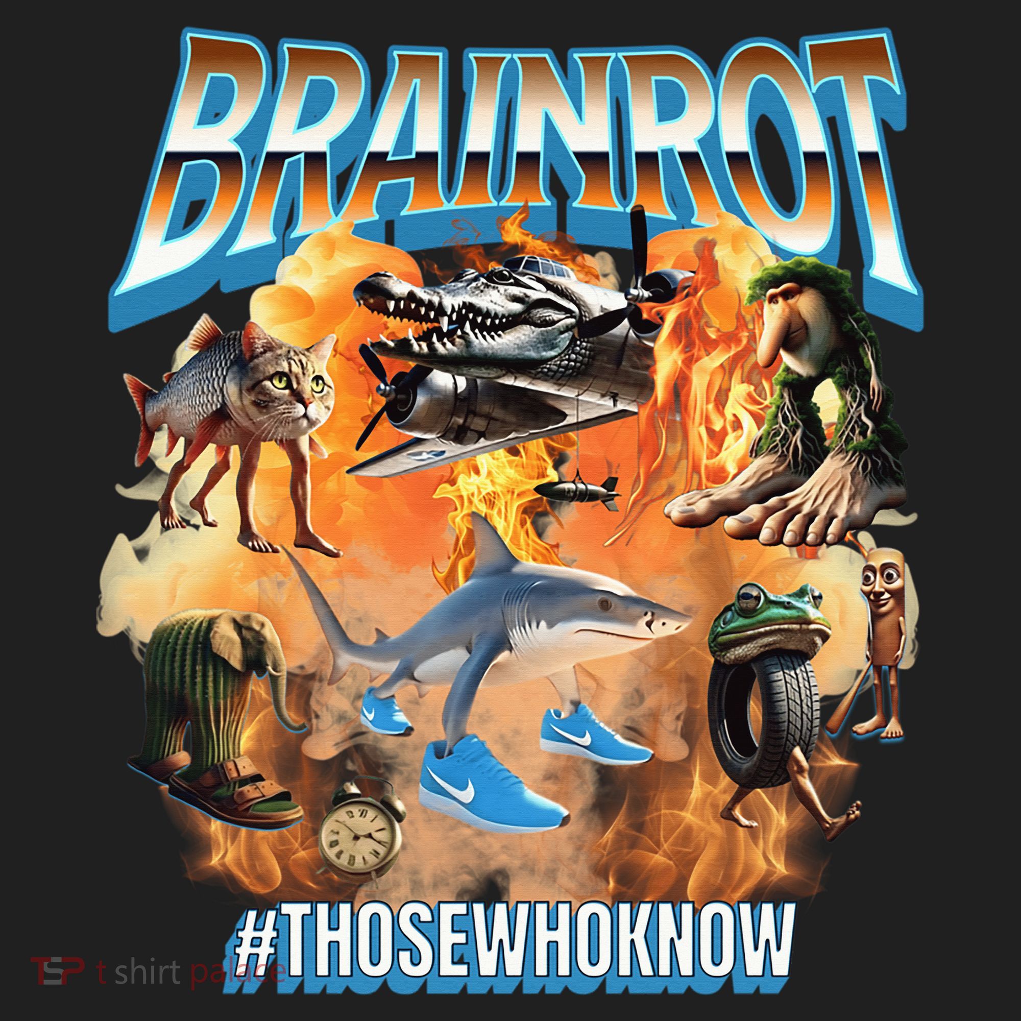 Italian Brainrot Meme Bootleg Women's Sweatshirt