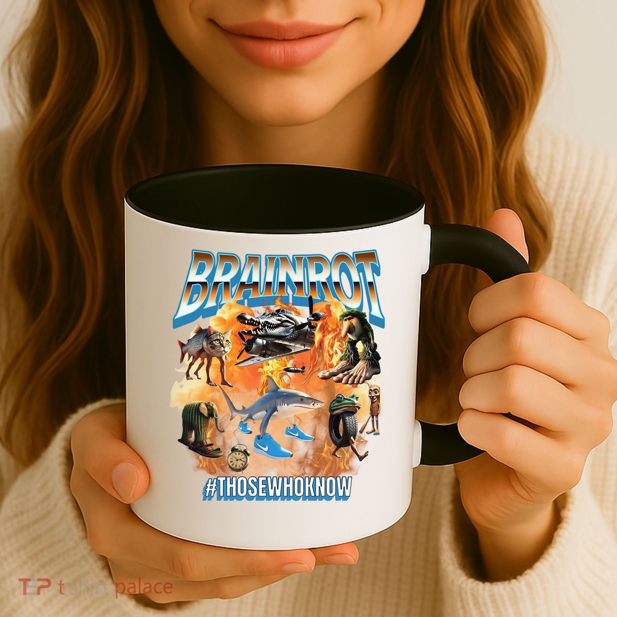 Italian Brainrot Meme Bootleg Coffee Mug