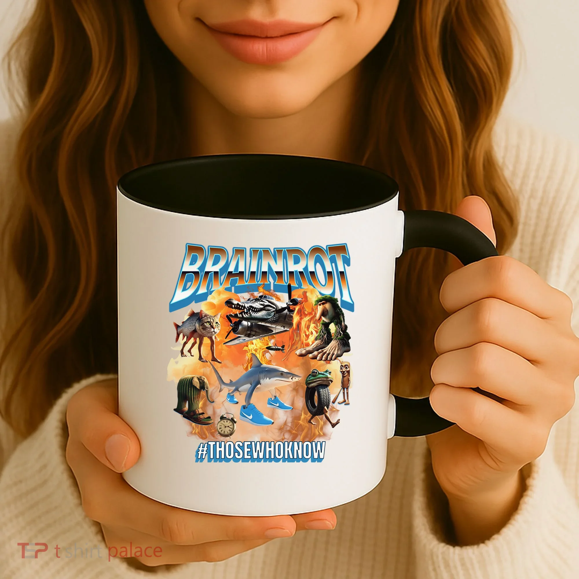 Italian Brainrot Meme Bootleg Coffee Mug